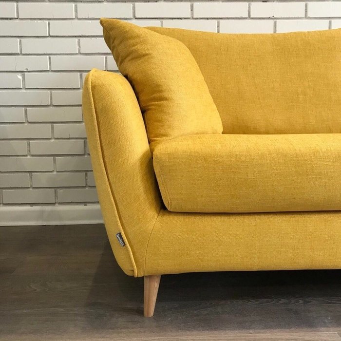 Прямой диван Faro желтого цвета - купить Прямые диваны по цене 136900.0