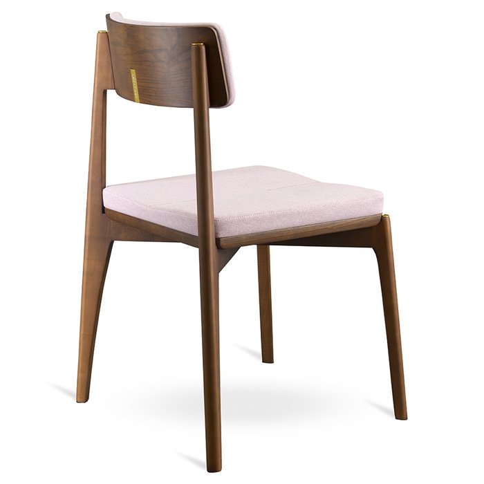 Стул Aska коричнево-розового цвета  - лучшие Обеденные стулья в INMYROOM