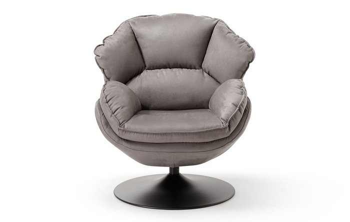 Кресло Bergen серо-коричневого цвета - купить Интерьерные кресла по цене 46710