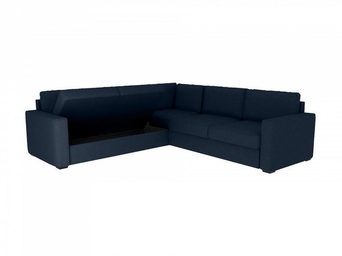 Угловой диван Peterhof темно-синего цвета - лучшие Угловые диваны в INMYROOM
