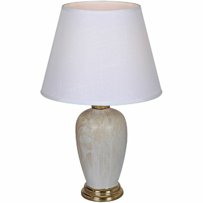 Настольная лампа 30276-0.7-01 (ткань, цвет белый)