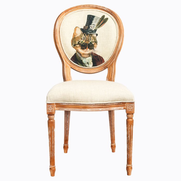 Стул Мистер Кот Лайт в светло-бежевой обивке - купить Обеденные стулья по цене 32000.0