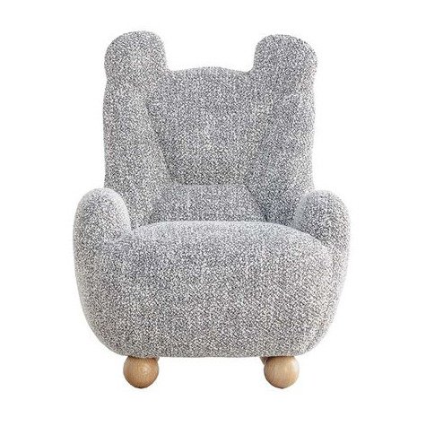 Кресло Baby Bear серого цвета