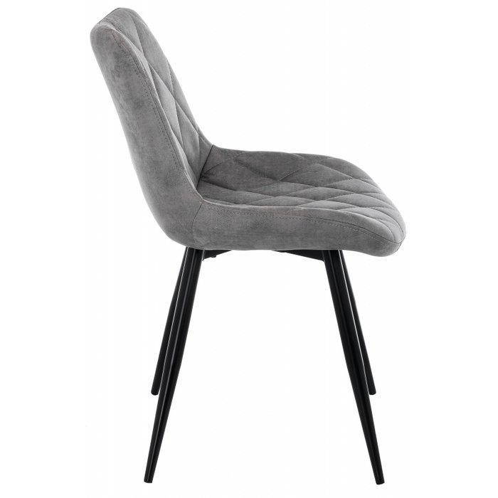 Стул Fox black grey серого цвета - купить Обеденные стулья по цене 5380.0