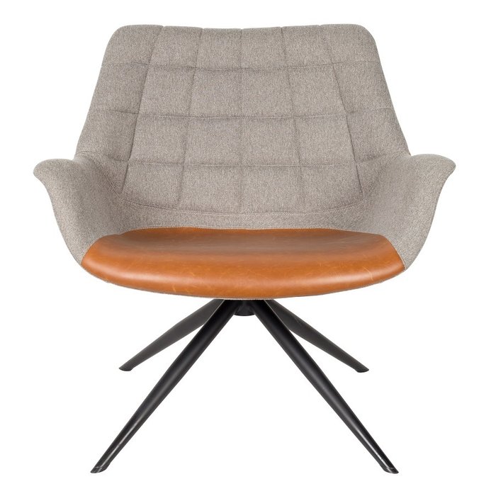 Кресло Doulton Vintage Brown серо-коричневого цвета - купить Интерьерные кресла по цене 56203.0