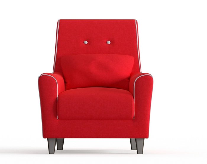 Кресло Мерлин красного цвета - купить Интерьерные кресла по цене 11290.0