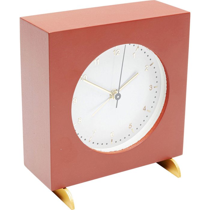 Часы настольные Kian красного цвета - купить Часы по цене 10560.0