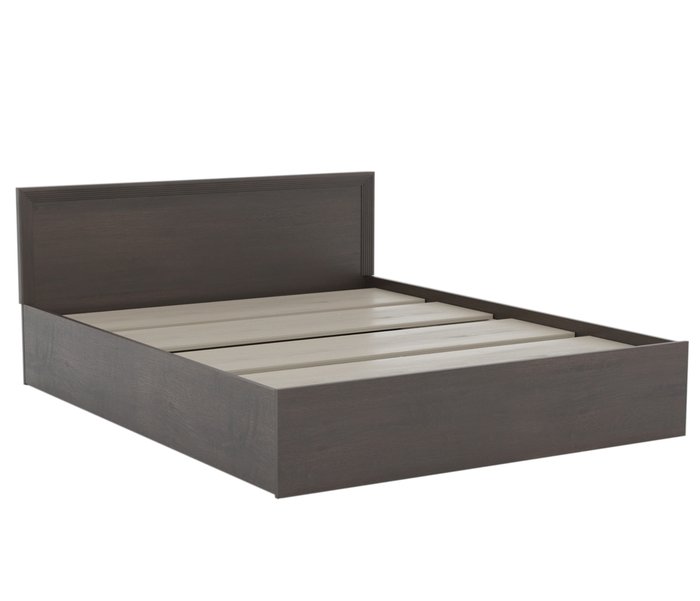 Кровать Адель 160х200 темно-коричневого цвета - лучшие Кровати для спальни в INMYROOM