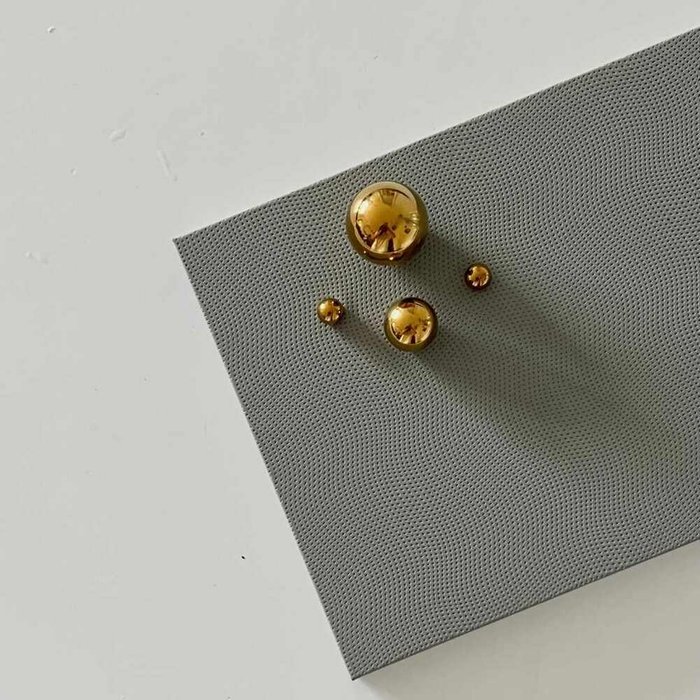 Декоративная подставка Aurora Tray Rectangular серого цвета    - купить Подносы по цене 4740.0