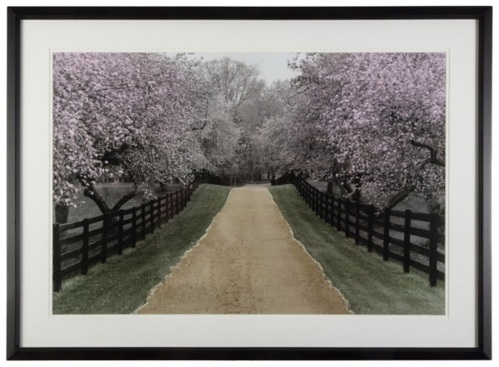 Постер с паспарту в раме "Apple Blossom Lane"