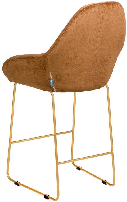 Стул полубарный Kent коричневого цвета  - лучшие Барные стулья в INMYROOM