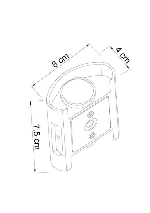 Фасадный светильник Arte Lamp BOSTO A3122AL-2BK - лучшие Настенные уличные светильники в INMYROOM