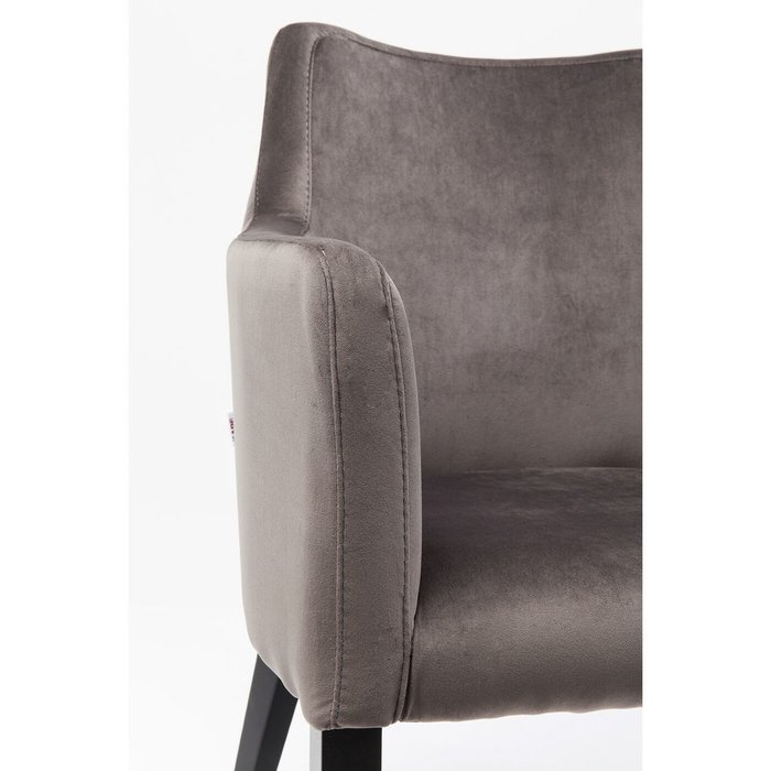 Стул с подлокотниками Mode серого цвета - лучшие Обеденные стулья в INMYROOM