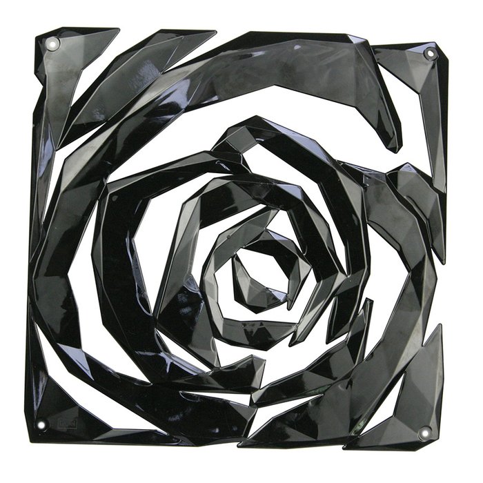 Набор из четырех декоративных элементов Romance чёрного цвета