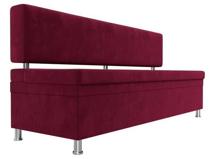Прямой диван Стайл бордового цвета - лучшие Прямые диваны в INMYROOM
