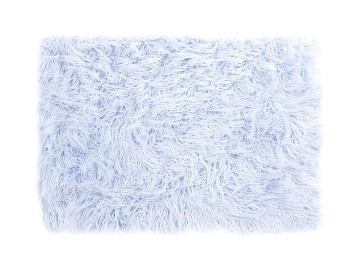 Коврик Furry серо-голубого цвета 60х90