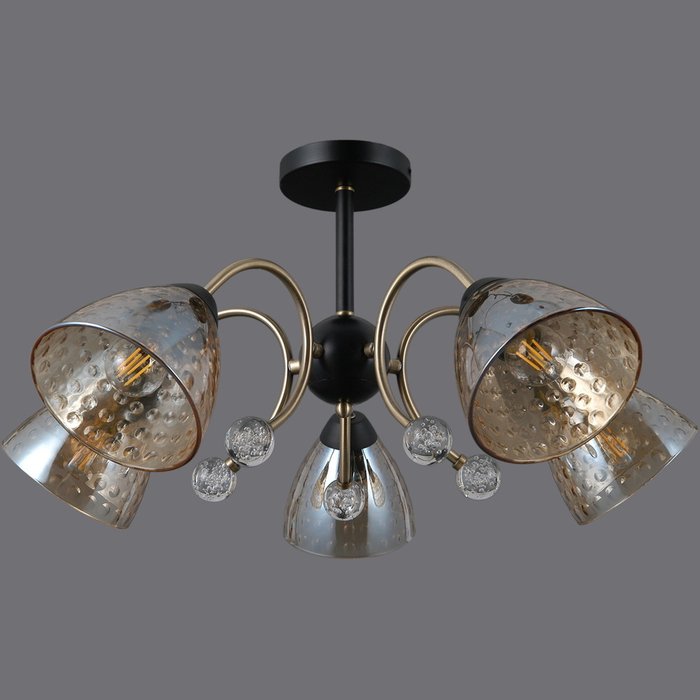 IL0230-5CSQ-29 BK AB светильник потолочный - купить Подвесные люстры по цене 5020