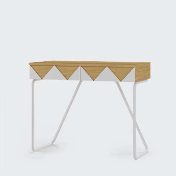 Рабочий стол Woo Desk бело-бежевого цвета Рабочий стол Woo Desk бело-бежевого цвета