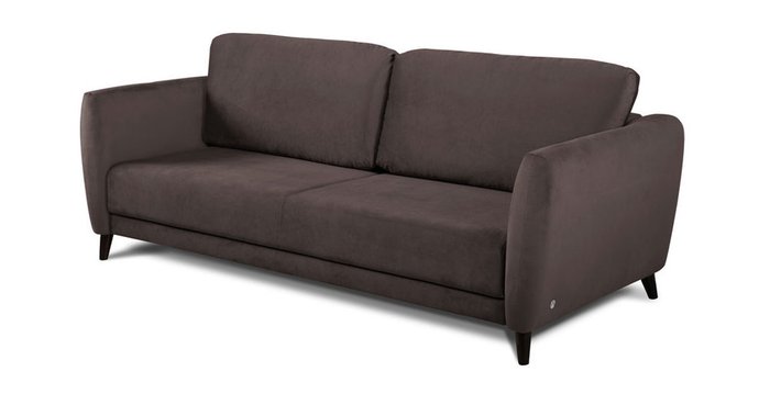 Диван-кровать Фабьен коричневого цвета - купить Прямые диваны по цене 54560.0