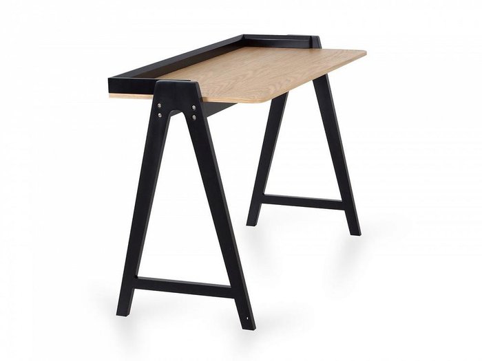 Стол рабочий Laptop бежево-черного цвета - лучшие Письменные столы в INMYROOM