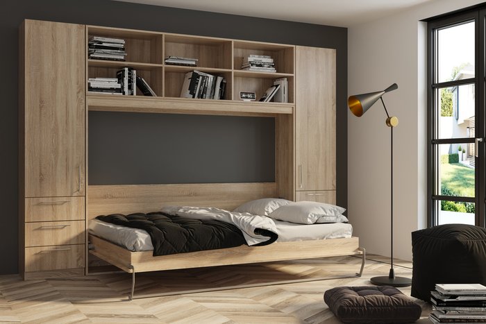 Комплект мебели Strada 140х200 бежевого цвета - купить Спальные гарнитуры по цене 98790.0