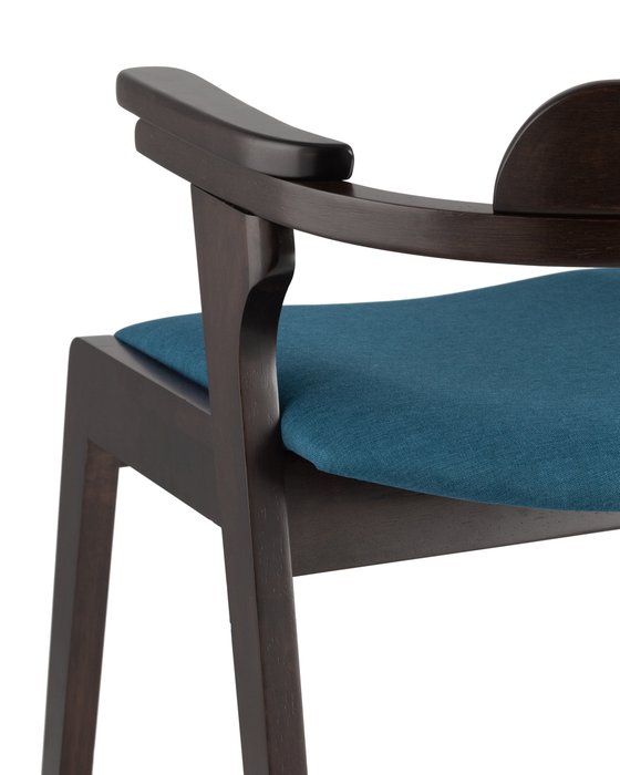 Стул Vincent с мягким сиденьем синего цвета - купить Обеденные стулья по цене 8990.0