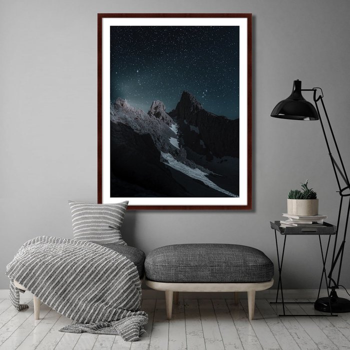 Картина The sky in the night Alps - лучшие Картины в INMYROOM