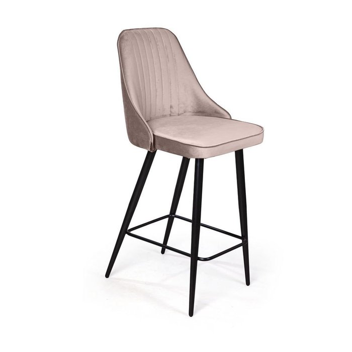 Стул барный Berg пепельно-бежевого цвета - купить Барные стулья по цене 12900.0
