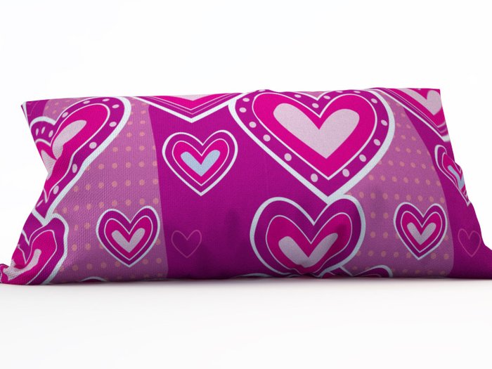 Декоративная подушка: Розовая любовь