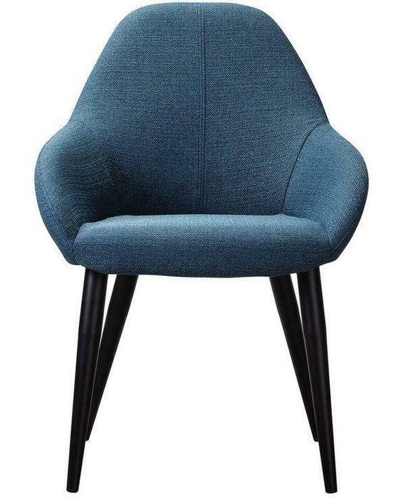 Обеденный стул Kent синего цвета - купить Обеденные стулья по цене 9990.0
