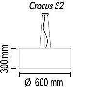 Подвесной светильник Crocus Glade голубого цвета - купить Подвесные светильники по цене 13200.0