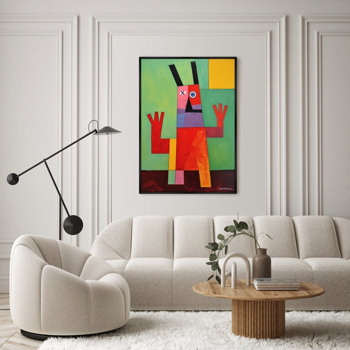 Репродукция картины Happy Creatures, No 1, 2024г. - лучшие Картины в INMYROOM