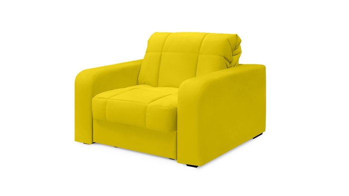 Кресло-кровать Дендра желтого цвета