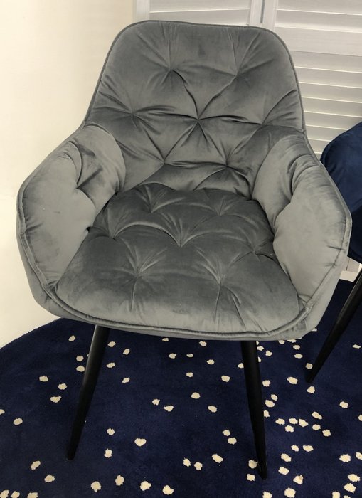 Стул Malta Bluvel серого цвета - лучшие Обеденные стулья в INMYROOM