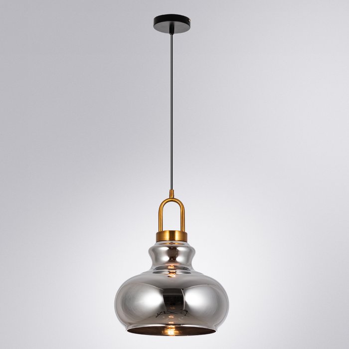 Подвесной светильник Bell серого цвета - купить Подвесные светильники по цене 5630.0