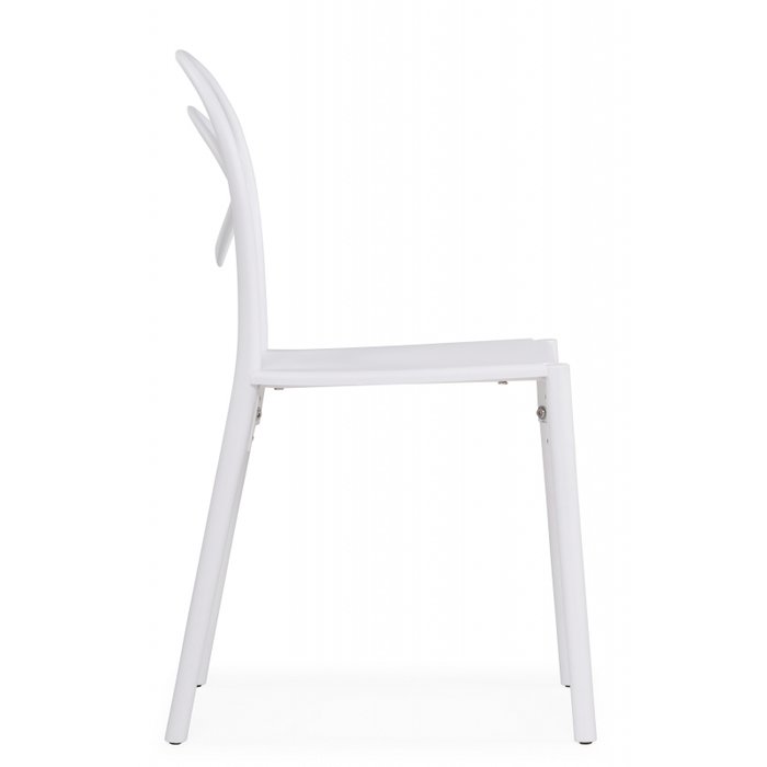 Обеденный стул Simple белого цвета - лучшие Обеденные стулья в INMYROOM