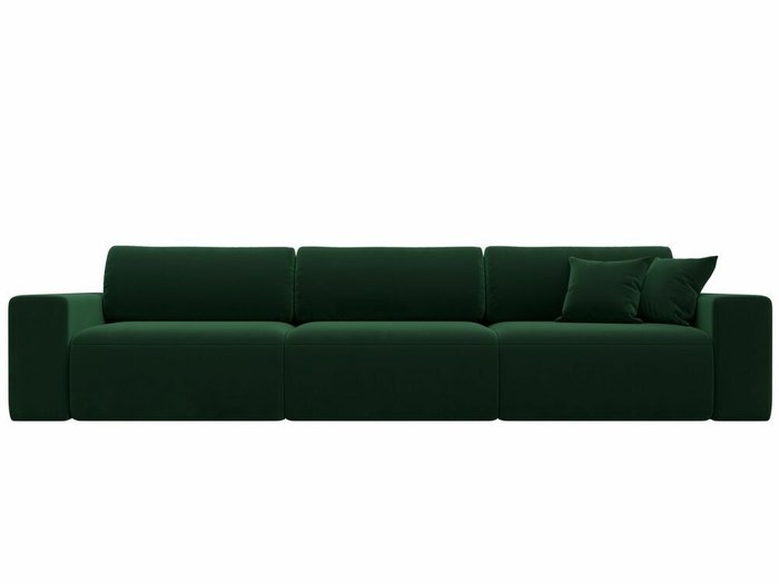 Диван-кровать Лига 036 Классик Лонг темно-зеленого цвета - купить Прямые диваны по цене 96999.0