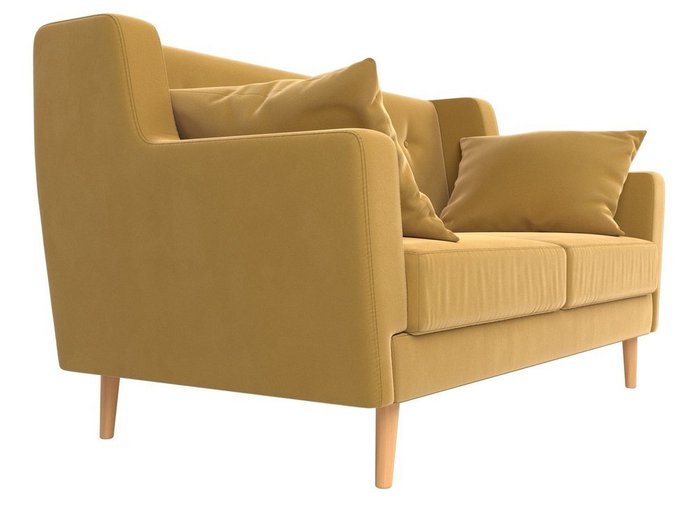 Диван Брайтон желтого цвета  - лучшие Прямые диваны в INMYROOM