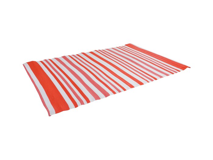 Коврик Stripes бело-оранжевого цвета 120х180