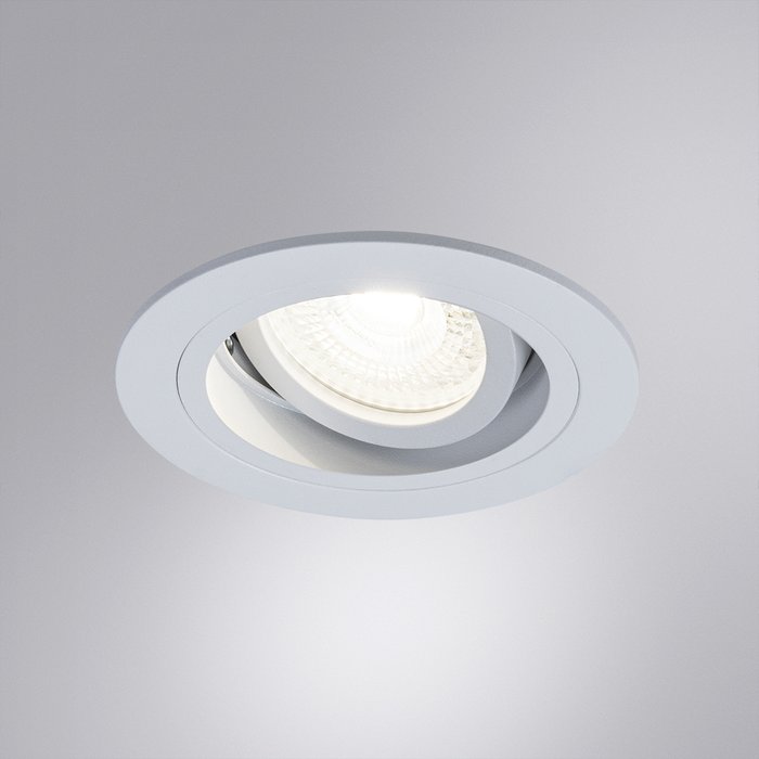Точечный встраиваемый светильник ARTE LAMP TARF A2177PL-1WH - купить Встраиваемые споты по цене 550.0