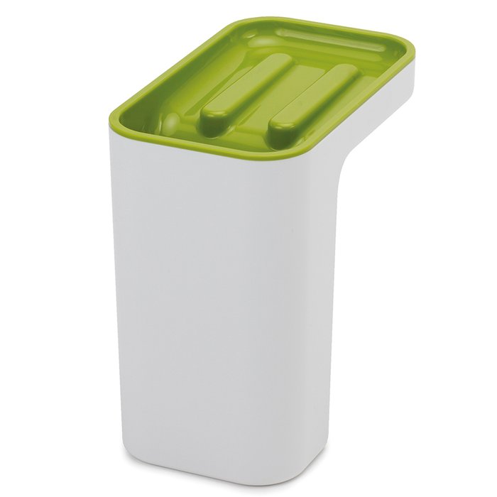 Органайзер для раковины Sink Pod бело-зеленого цвета