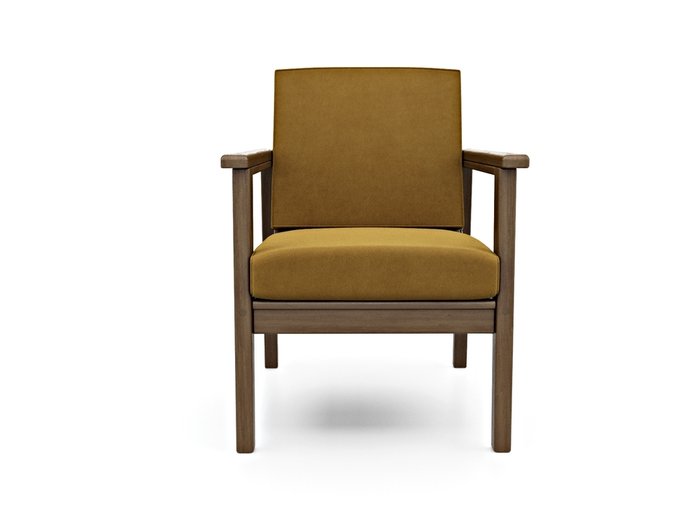 Кресло Лориан горчичного цвета - купить Интерьерные кресла по цене 18990.0