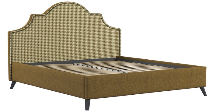 Кровать с подъемным механизмом Фаина 180х200 горчично-бежевого цвета - купить Кровати для спальни по цене 37019.0