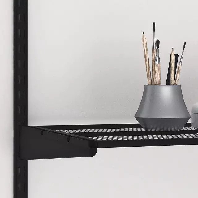 Полка мелкосеточная 89x42 черного цвета - лучшие Комплектующие для гардеробных систем в INMYROOM Полка мелкосеточная 89x42 черного цвета - лучшие Комплектующие для гардеробных систем в INMYROOM