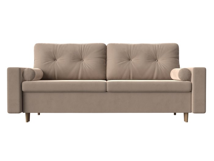 Прямой диван-кровать Белфаст бежевого цвета (тик-так) - купить Прямые диваны по цене 45999.0