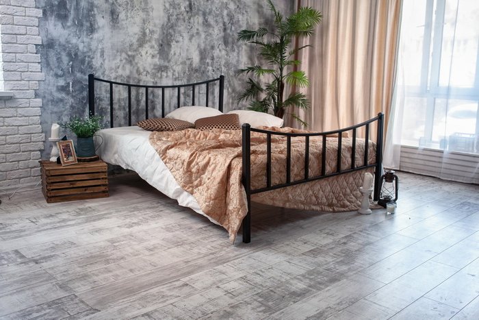 Кровать лофт Ринальди 1.4 140х200 - купить Кровати для спальни по цене 25990.0