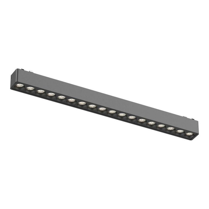 Магнитный трековый светильник Черный LED 1*18W 4000K 1 560Lm Ra>90 36° IP20 L338xW26xH24 48V SKYFLAT Магнитный трековый светильник Черный LED 1*18W 4000K 1 560Lm Ra>90 36° IP20 L338xW26xH24 48V SKYFLAT