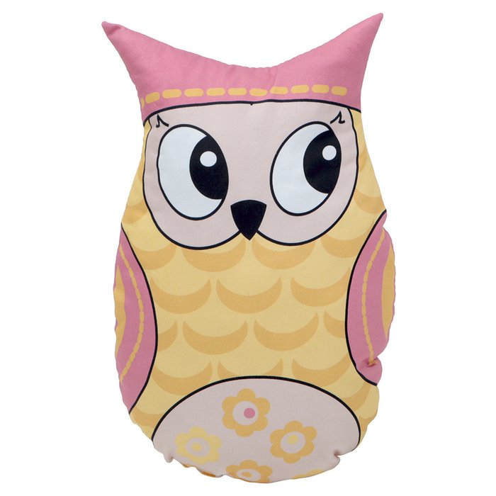 Игрушка-подушка Yellow Owl из 100% хлопка