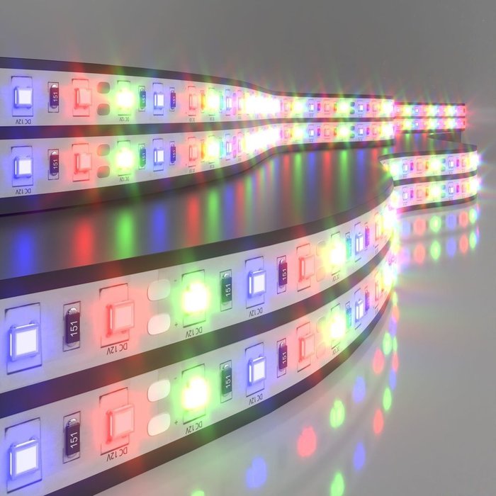 Комплект светодиодной ленты 12 В 14,4 Вт/м 60 Led/м IP20 Комплект светодиодной ленты 12 В 14,4 Вт/м 60 Led/м IP20