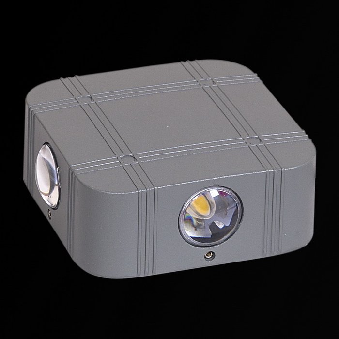 Архитектурный светильник 86007-9.2-004TL LED4*3W GY (металл, цвет серый) - купить Настенные уличные светильники по цене 1000.0 Архитектурный светильник 86007-9.2-004TL LED4*3W GY (металл, цвет серый) - купить Настенные уличные светильники по цене 1000.0